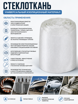 Стеклолента ЛЭС(Б) 100 метров (2 см ширина)