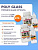 Эпоксидная смола Poly Glass 270 гр. прозрачная