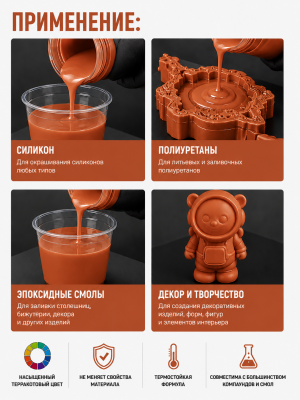 Пигментная паста терракотовая 20 гр