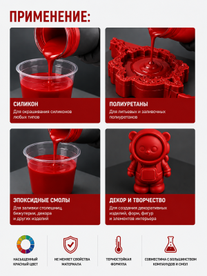 Пигментная паста красная 20 гр