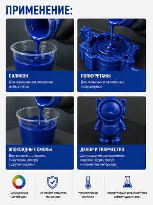 Пигментная паста синяя 20 гр